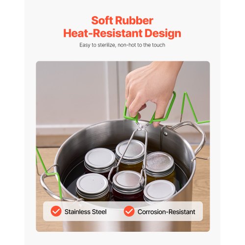 Canning Supplies Starter Kit 9 pcs. Stainless Steel Water Bath Canning Kit | EU