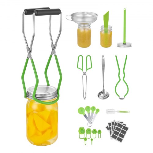 Canning Supplies Starter Kit 9 pcs. Stainless Steel Water Bath Canning Kit | EU