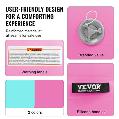 Air Track Tumble Track Aufblasbares Luftfass mit Pumpe Gymnastik Gymnastikmatte