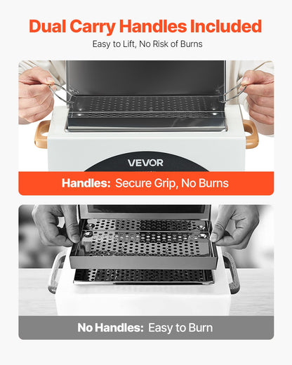 High Temperature Autoclave Machine, 2L, 300W High Temperature Cleaner Machine Box with Adjustable Temperature and Time, Dry Heat Cabinet Nail Tool Cleaner for Labs, Home, Nail and Beauty Salons