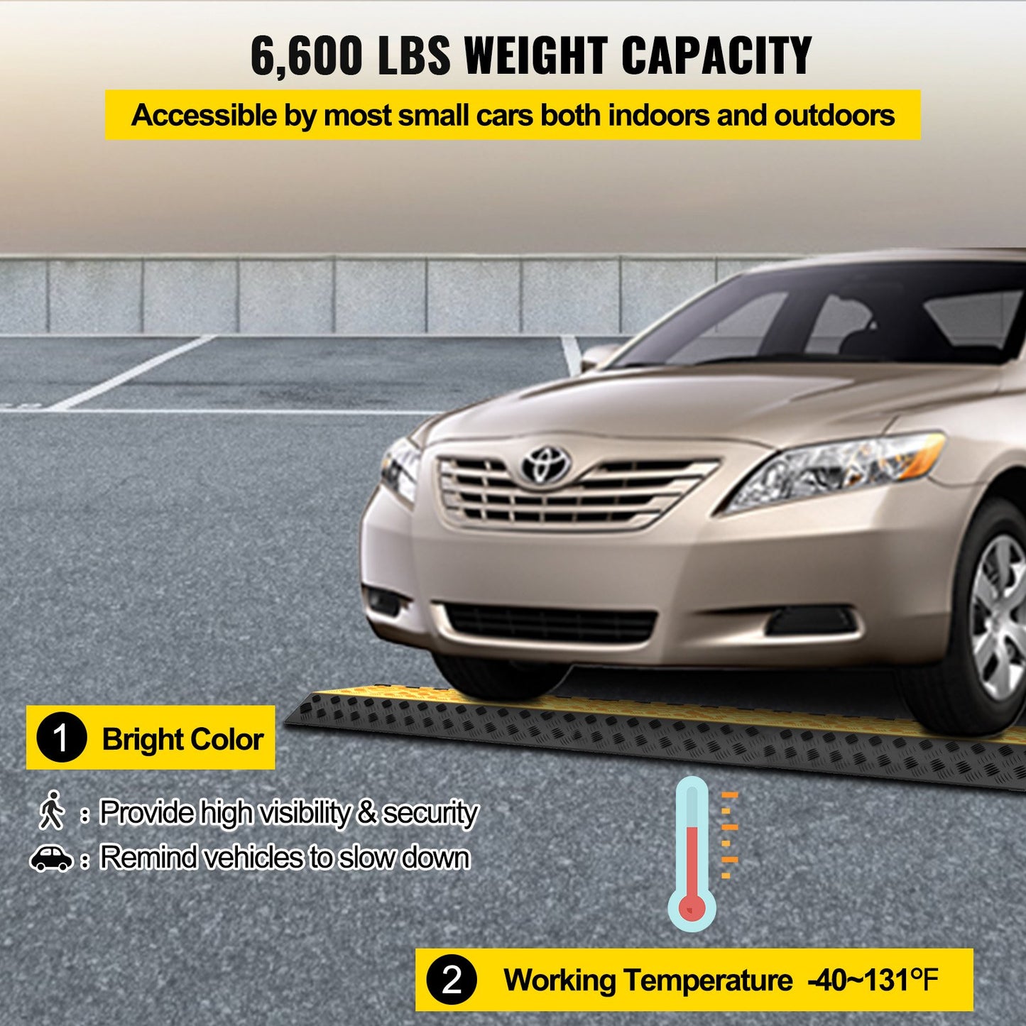 3-Kanal-Kabelschutzrampe aus Gummi, strapazierfähig, für Kabel, Draht, Kabel, Schutzrampe, Geschwindigkeitsschwelle, Auffahrt, Schlauch, Kabelrampenschutz