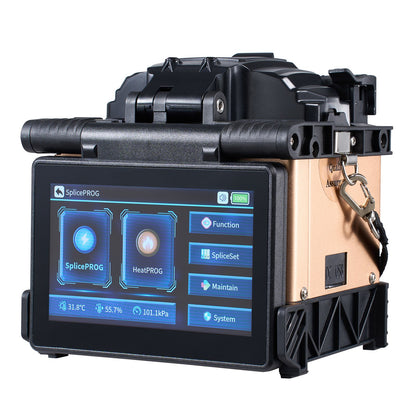 Fiber Fusion Splicer 4 Motors Clad Alignment with 6s Splicing 13s Heating