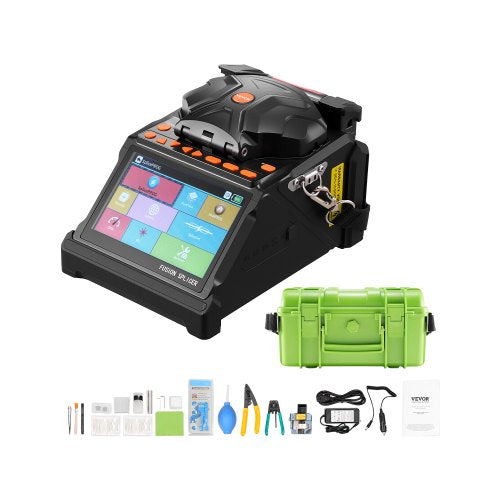 Fiber Fusion Splicer 6 Motors Core and Cladding Adjustment 5" LCD Screen