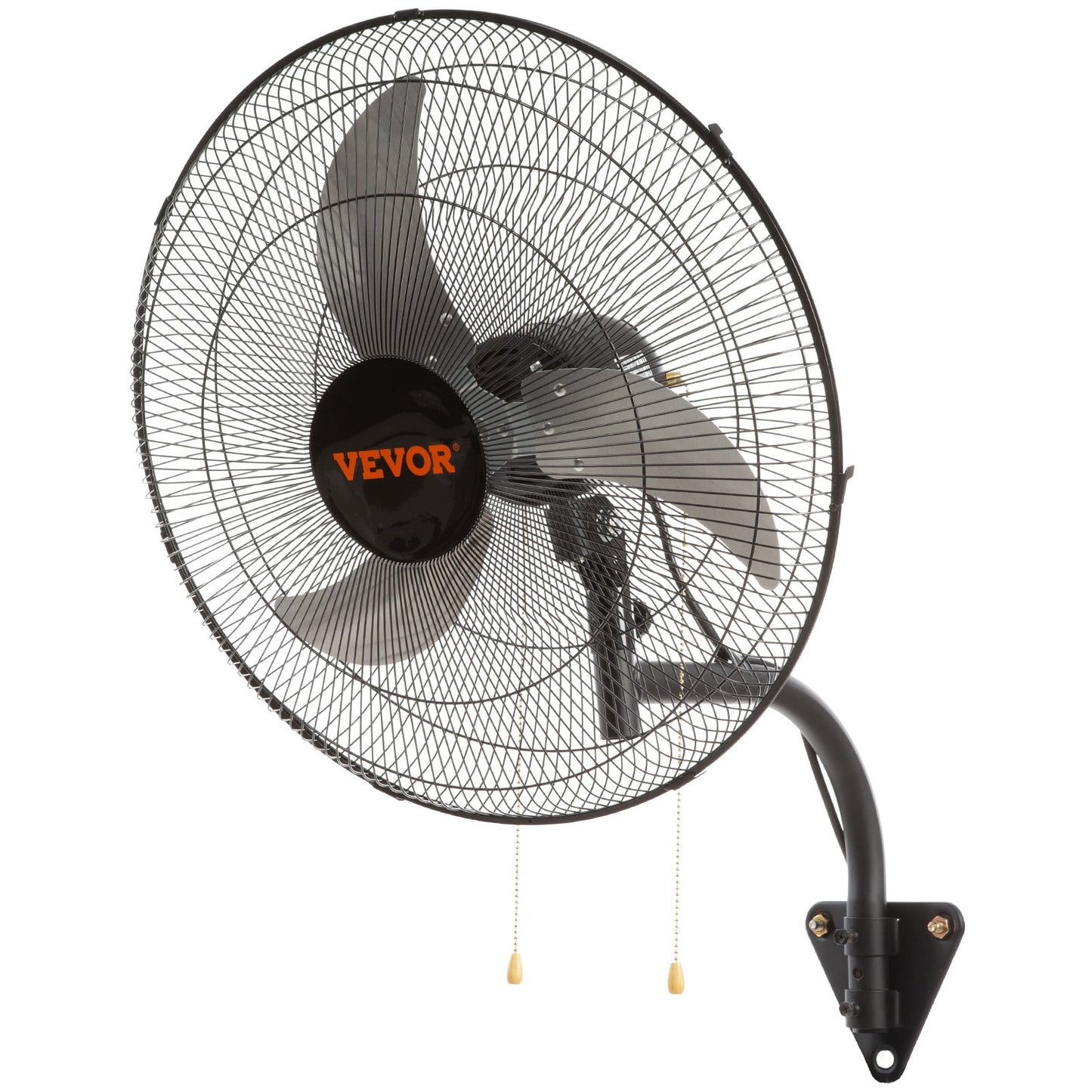 Wall fan Metal 49 cm Ventilation 3 speeds