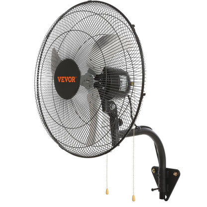 Wall fan Metal 49 cm Ventilation 3 speeds