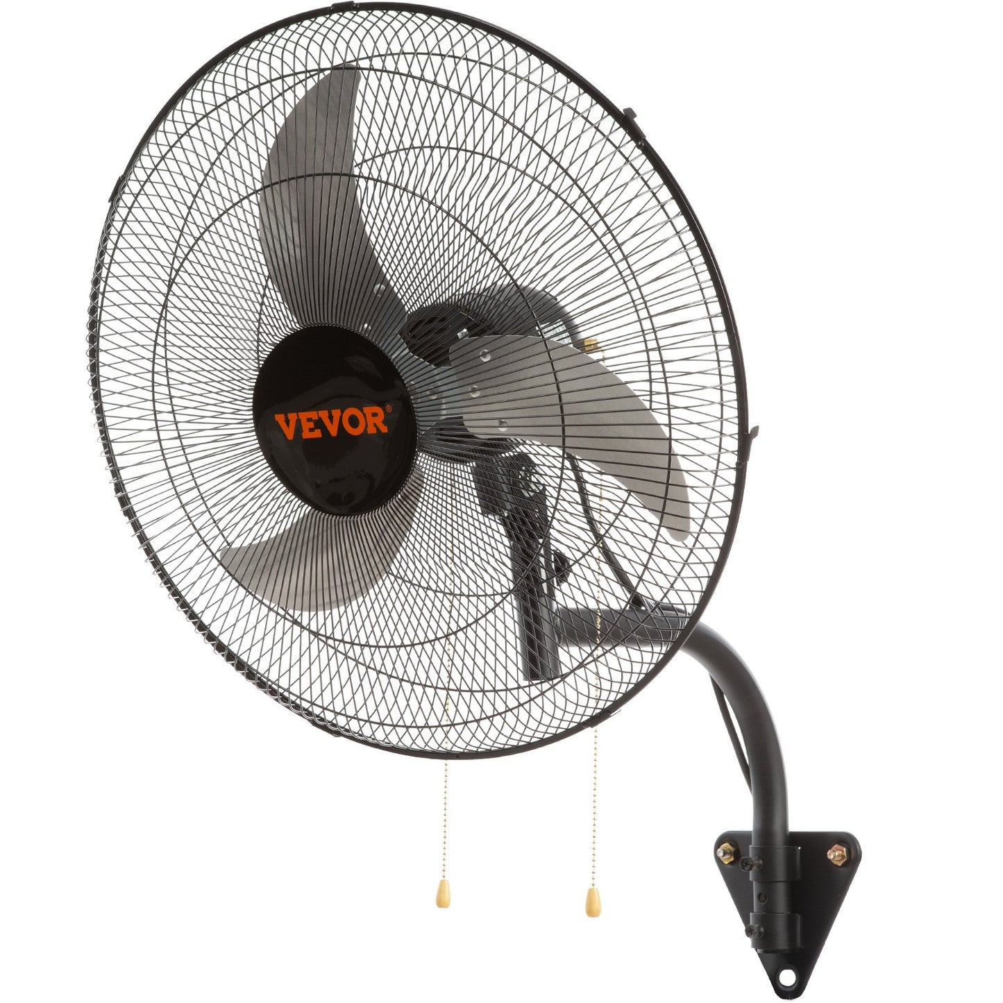 Wall fan Metal 49 cm Ventilation 3 speeds
