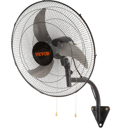 Wall fan Metal 49 cm Ventilation 3 speeds