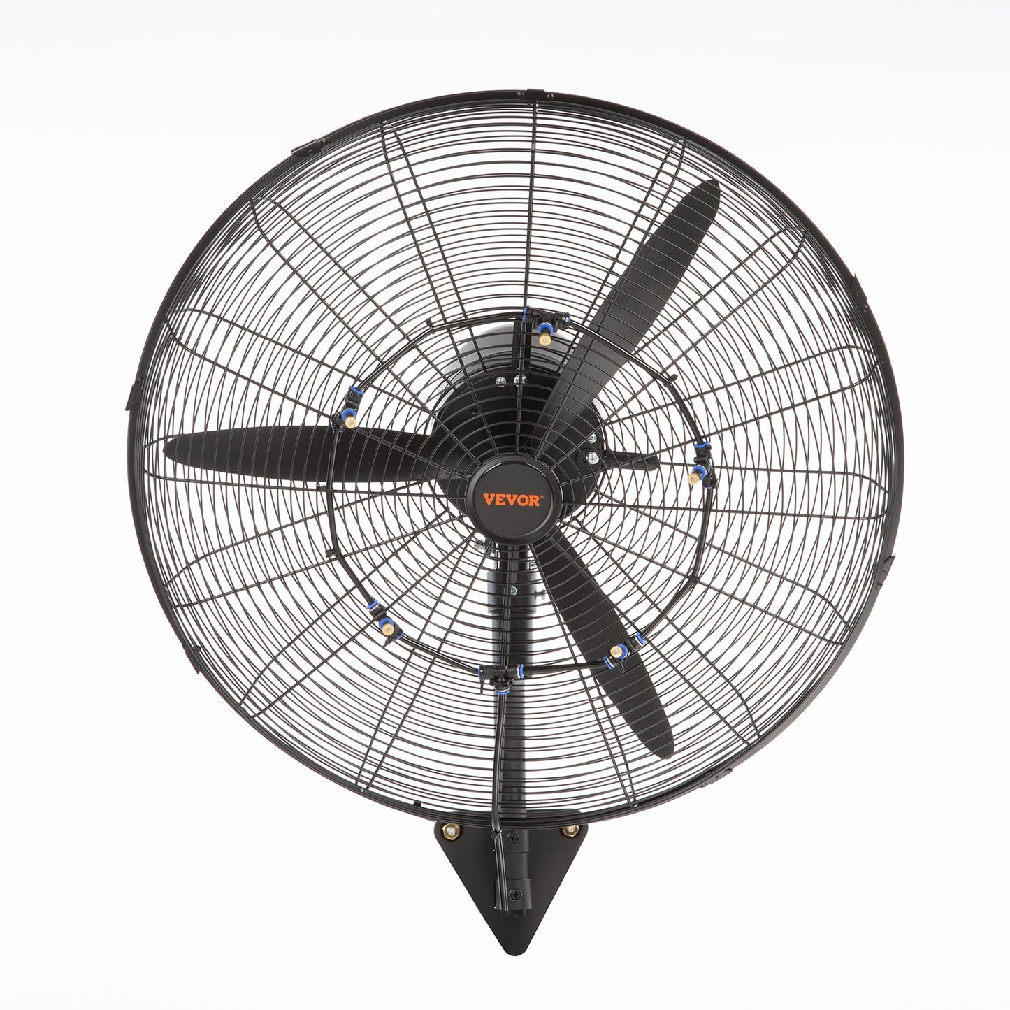 24" Oscillating wall mist fan metal 3 speeds 115W