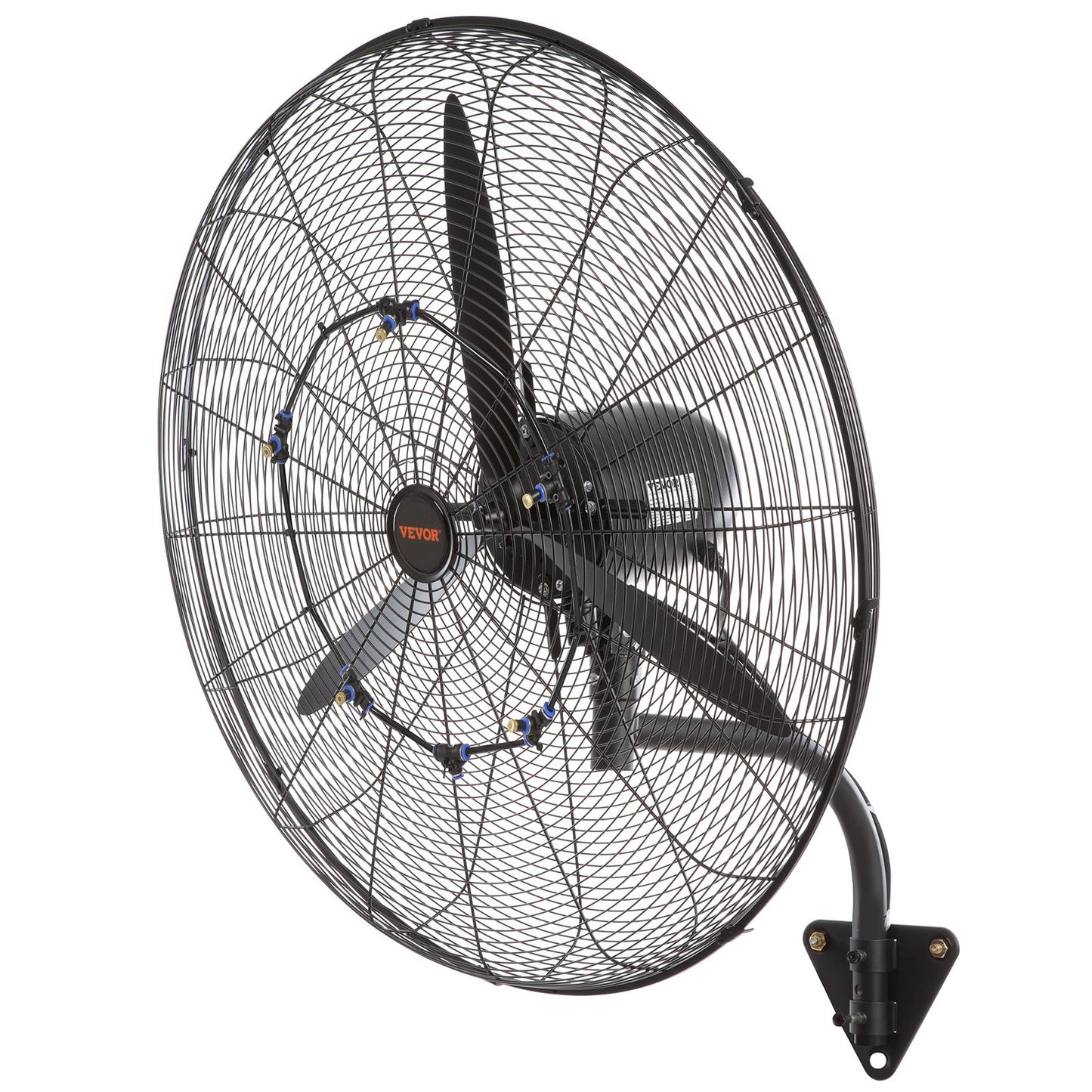 Oscillating Wall Mist Fan Metal 74.9 cm 3 Speeds