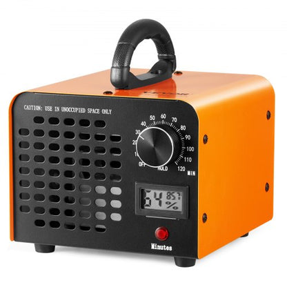 Ozone Generator, 12000mg/h Ozone Machine Remover, High Capacity Commercial/Industrial Ozone Generator Machine, Home Air Ionizers Deodorizer with 0-120 min Time Setting for Rooms, Cars, Pets