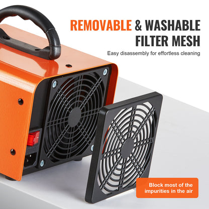 Ozone Generator, 12000mg/h Ozone Machine Remover, High Capacity Commercial/Industrial Ozone Generator Machine, Home Air Ionizers Deodorizer with 0-120 min Time Setting for Rooms, Cars, Pets