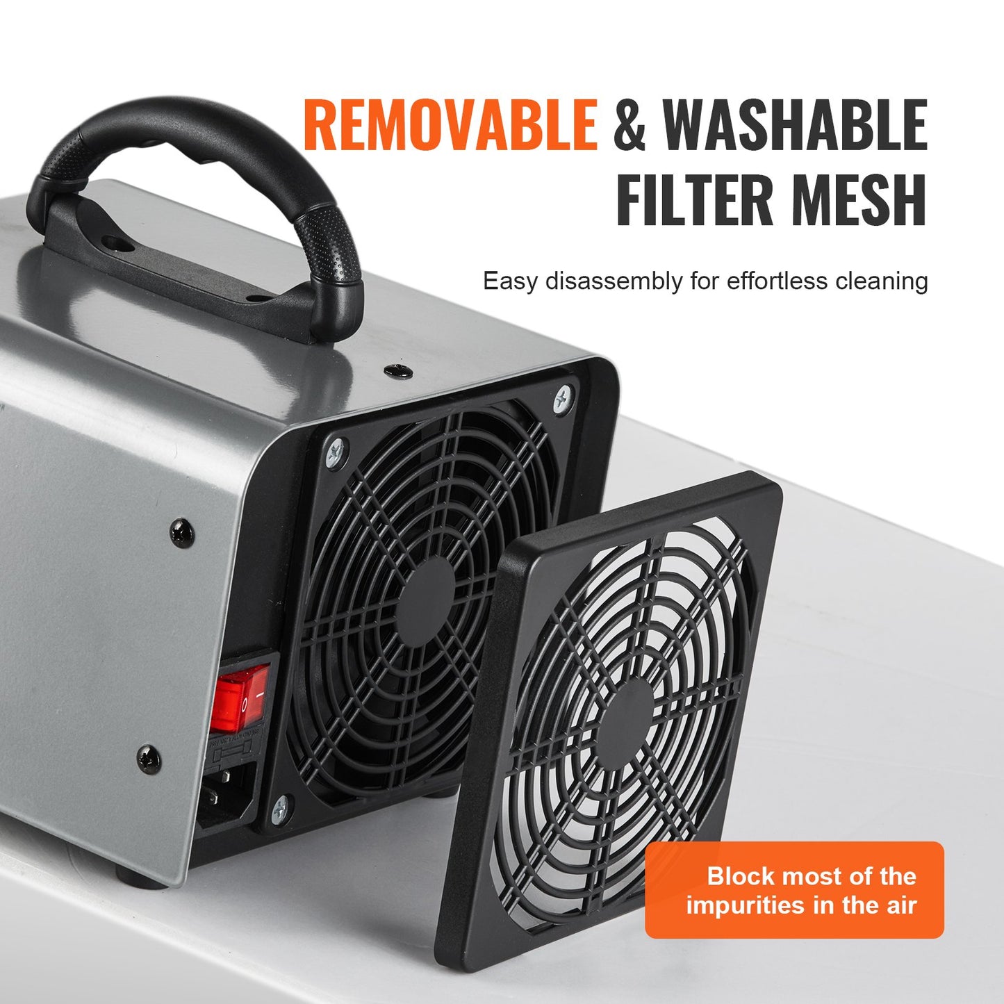 Ozongenerator 36000 mg/h Ozonmaschine Geruchsentferner mit 0-120-Minuten-Timer