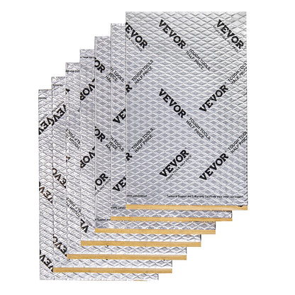 Auto-Schallschutzmatte, 500 mil 4,8 m² Auto-Schallschutzmaterial, Butyl-Autoschalldämpfer, Schalldämm- und Vibrationsdämpfungsmaterial fürs Auto