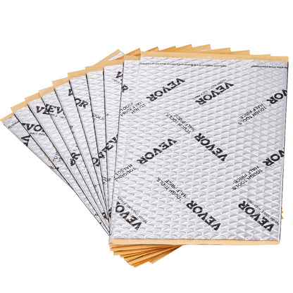 Auto-Schallschutzmatte, 500 mil 4,8 m² Auto-Schallschutzmaterial, Butyl-Autoschalldämpfer, Schalldämm- und Vibrationsdämpfungsmaterial fürs Auto