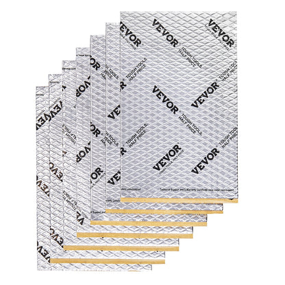Auto-Schallschutzmatte, 500 mil 4,8 m² Auto-Schallschutzmaterial, Butyl-Autoschalldämpfer, Schalldämm- und Vibrationsdämpfungsmaterial fürs Auto