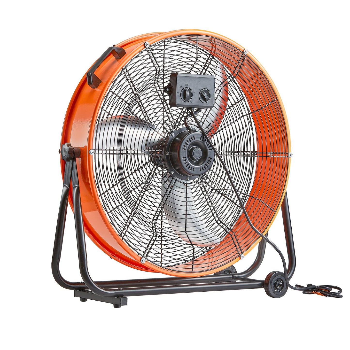Drum Fan 24 Inch High Speed Industrial Use 3 Speed Timer for Warehouse