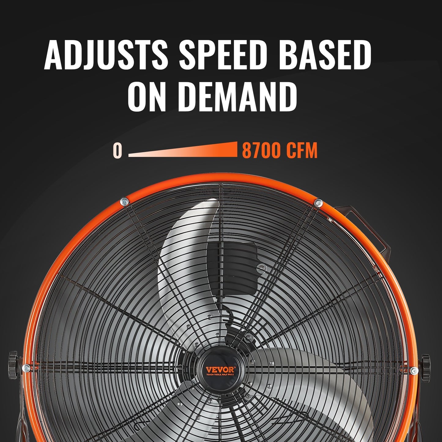 Hochgeschwindigkeits-Industrie-Trommelventilator 24, stufenlos regelbare Geschwindigkeit 7935CFM
