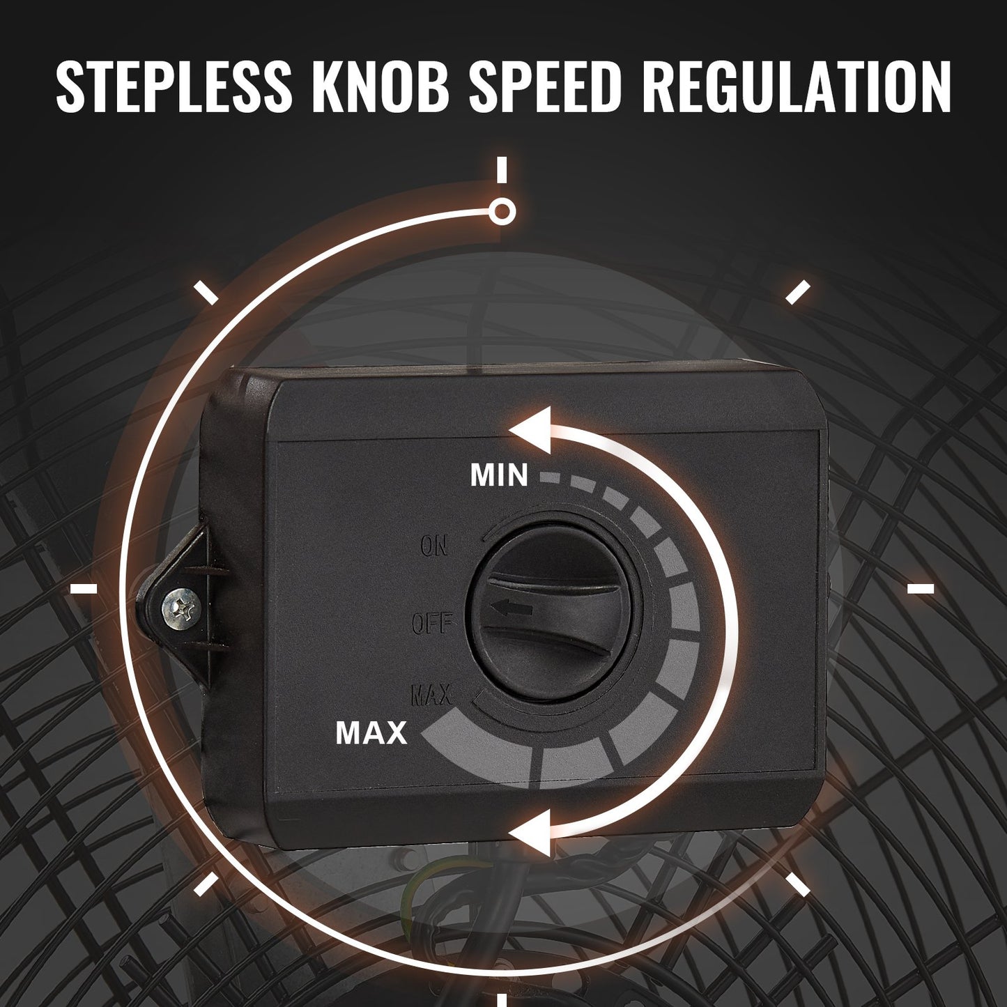 Hochgeschwindigkeits-Industrie-Trommelventilator 24, stufenlos regelbare Geschwindigkeit 7935CFM