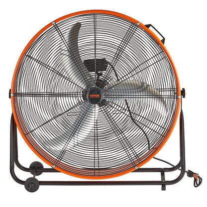 Drum Fan 30 Inch High Speed Industrial Use 3-Speed 13000CFM for Warehouse