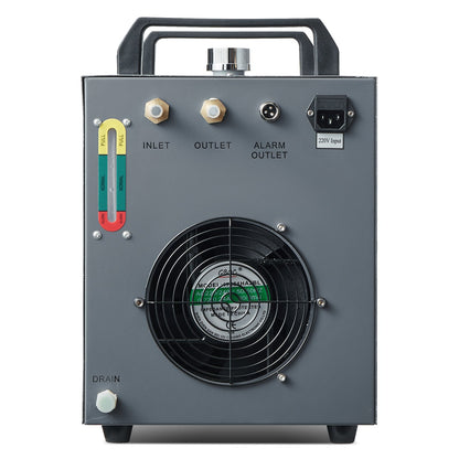 Industrial Water Chiller CW-3000 Luftkyld Industrial Water Chiller Kylsystem med 12L vattentankkapacitet, 12L/min Max. Flödeshastighet, för lasergraveringsmaskin Kylmaskin Laserrör