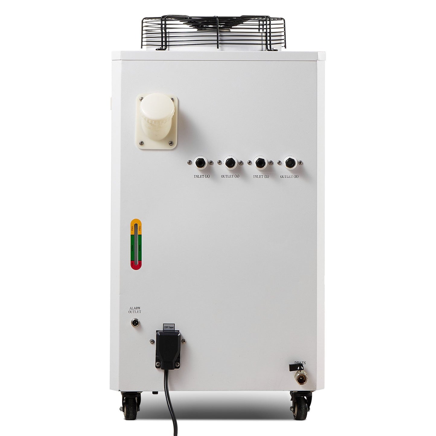 Industrivattenkylare CW6000, 1500W vattenkylsystem med kompressor, 15 l vattentankkapacitet, 65 l/min Max flödeshastighet, för kylmaskin för CO2-lasergraveringsmaskin