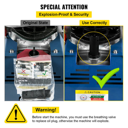 Högtryckskompressor, 4500PSI/30MPA/300BAR högtrycksluftkompressor, 1800W 220V automatiskt stopp luftgevärskompressor Lämplig för Paintball-luftgevär, PCP-gevär, luftpistol, dykflaska