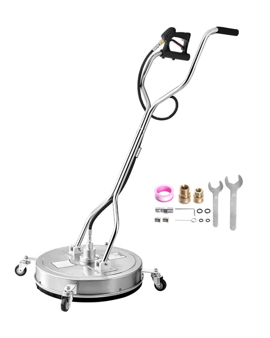 22" högtryckstvätt Ytrengöring 4 hjul Dubbla handtag 4000 Max PSI