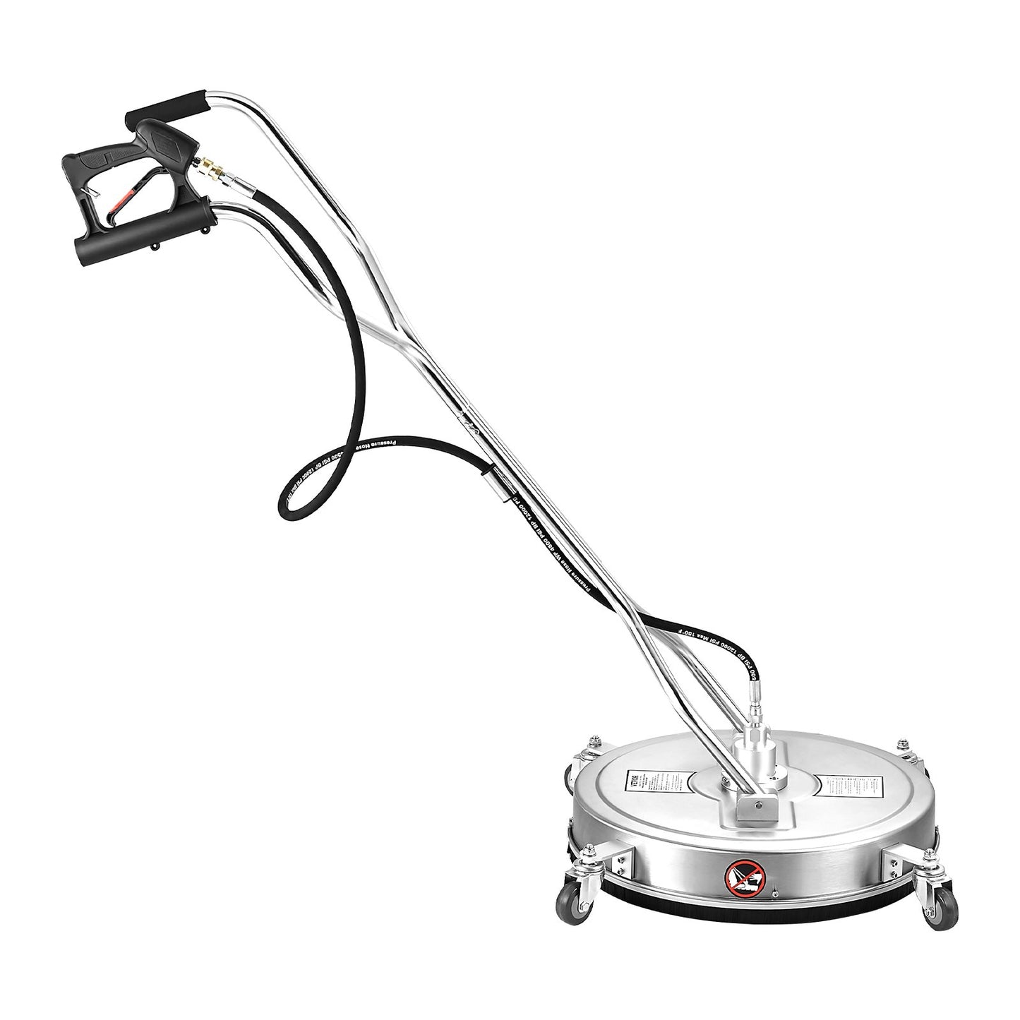 22" högtryckstvätt Ytrengöring 4 hjul Dubbla handtag 4000 Max PSI