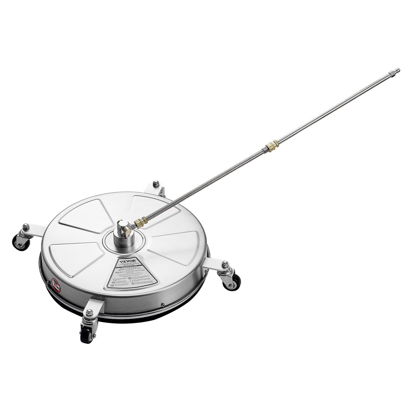 18" Hochdruckreiniger, Oberflächenreinigung, 4 Räder, 4000 Max PSI, 2 verlängerte Stäbe