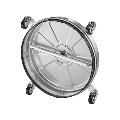 18" Hochdruckreiniger, Oberflächenreinigung, 4 Räder, 4000 Max PSI, 2 verlängerte Stäbe