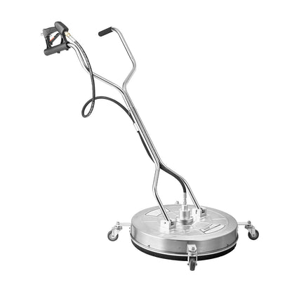 24" högtryckstvätt Ytrengöring 4 hjul Dubbla handtag 4000 Max PSI