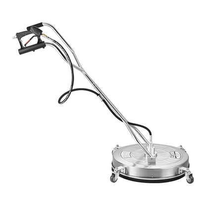 24" högtryckstvätt Ytrengöring 4 hjul Dubbla handtag 4000 Max PSI