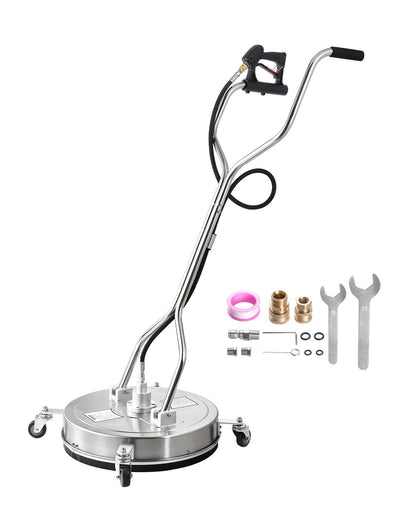 21" Hochdruckreiniger, Oberflächenreinigung, 4 Räder, Doppelgriffe, 4000 Max PSI