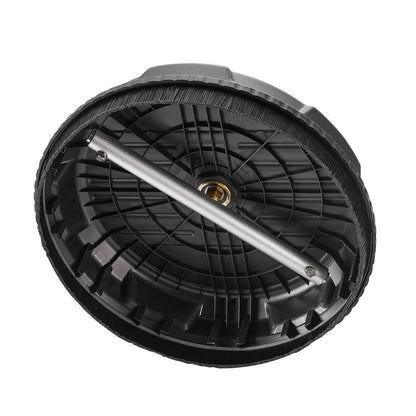 15" Hochdruckreiniger, Oberflächenreinigung, 4 Räder, 3000 Max PSI, Kunststoff, Schwarz