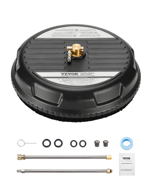 15" högtryckstvätt Ytrengöring 3000 Max PSI plast 2 förlängda stavar