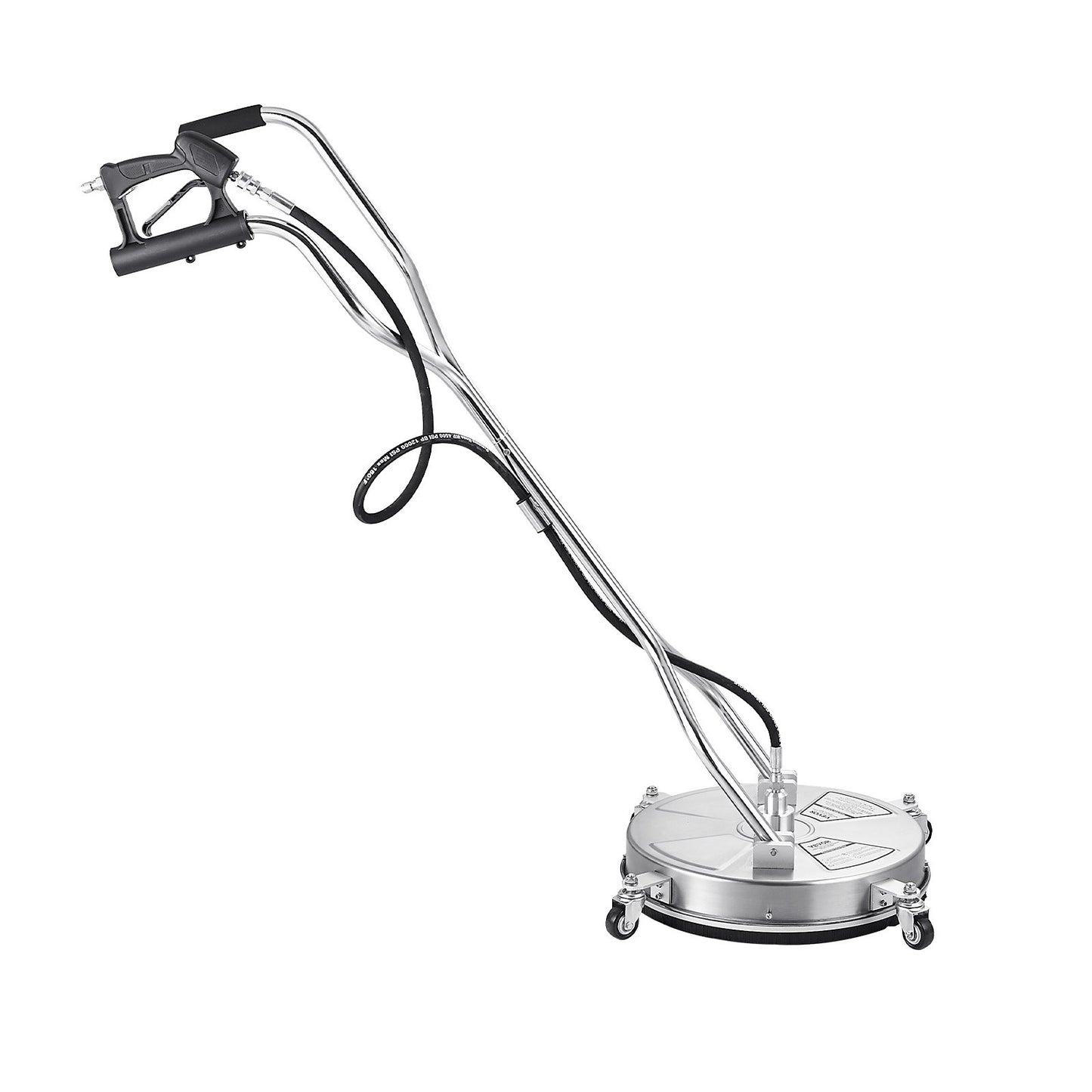 18" högtryckstvätt Ytrengöring 4 hjul Dubbla handtag 4000 Max PSI