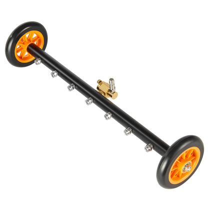 24" Hochdruckreiniger Unterbodenreiniger mit 2 Rädern 2 verlängerte Stäbe