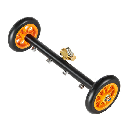 16" högtryckstvätt underredesrengörare med 2 hjul 2 förlängda stavar