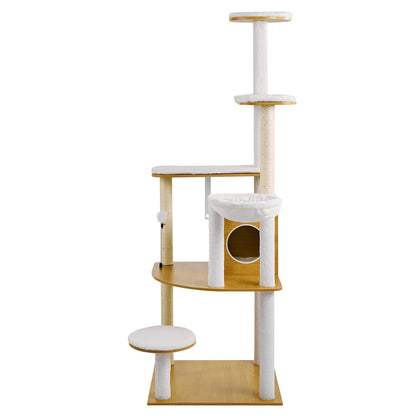 Large cat tree Tall cat tower Multi-storey apartment Indoor cat playhouse