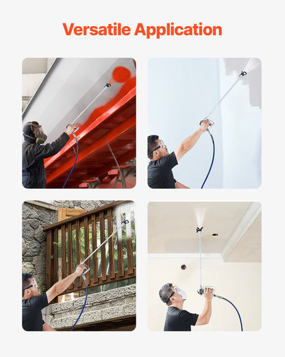 Airless Paint Spray Gun and Hose Kit 3600PSI with Extension Rod Filter