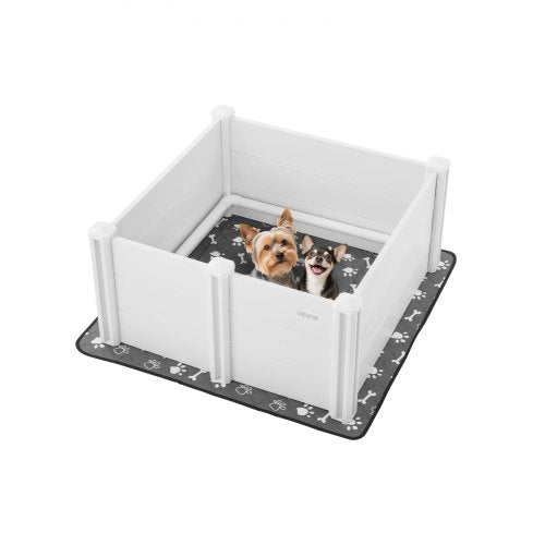 Whelping box for dogs 91x91x46 cm, adjustable door height for medium-sized dogs | EU