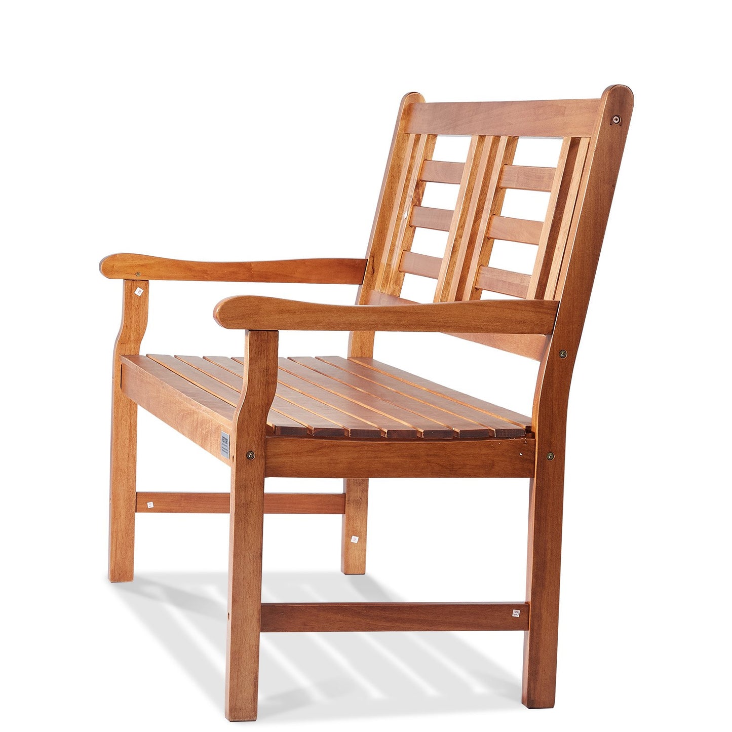 Gartenbank, 48 Zoll, Holz, Gartenbank, 700 lbs, Park, Terrasse, Hof, Veranda, Bank