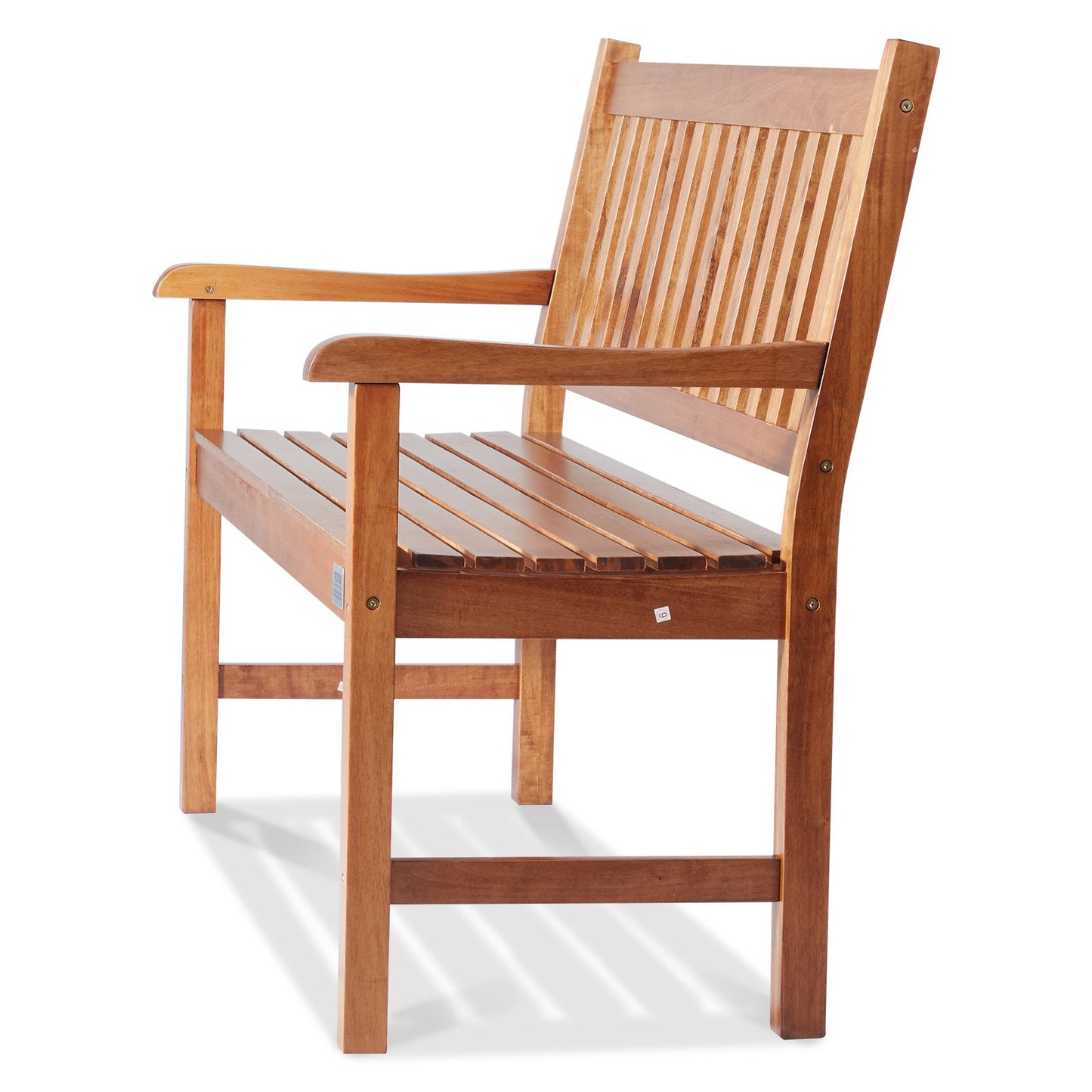 Utomhusbänk 50 i trä Trädgårdsbänk 800 lbs Park Patio Yard Veranda Bänk