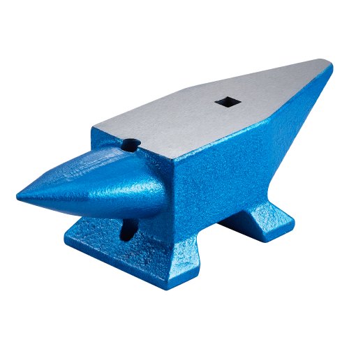 22lb Blacksmith Anvil Steel Anvil 10kg Solid Heat Treated Round Horn Metalworking | EU