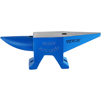 Einzelhornamboss 44 Pfund Stahlamboss Schmied zu verkaufen Schmiedewerkzeuge und -ausrüstung Amboss Robuster Hornamboss mit runden und quadratischen Löchern Schmieden Juwelier Metallschmied Schmiedewerkzeuge