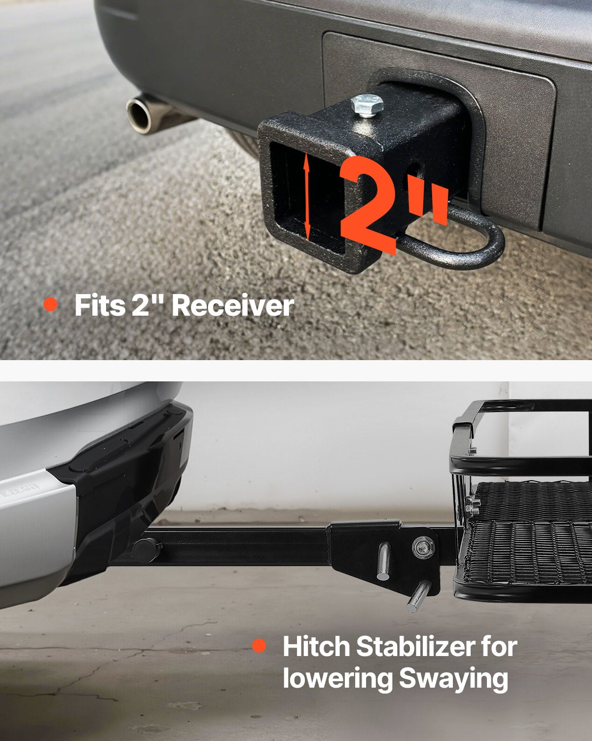 60" x 20" x 6", Hitch Cargo Carrier, 500 lbs Capacity Hitch Cargo Carrier with Cargo Net & Waterproof Cargo Bag, Folding Hitch Mount Cargo Carrier with Hitch Lock for 2" Receiver, Fit for SUVs
