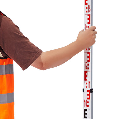 Mätstång 5M Metrisk Teleskopisk Grad Stång CM/MM med Bubble Level & Bag