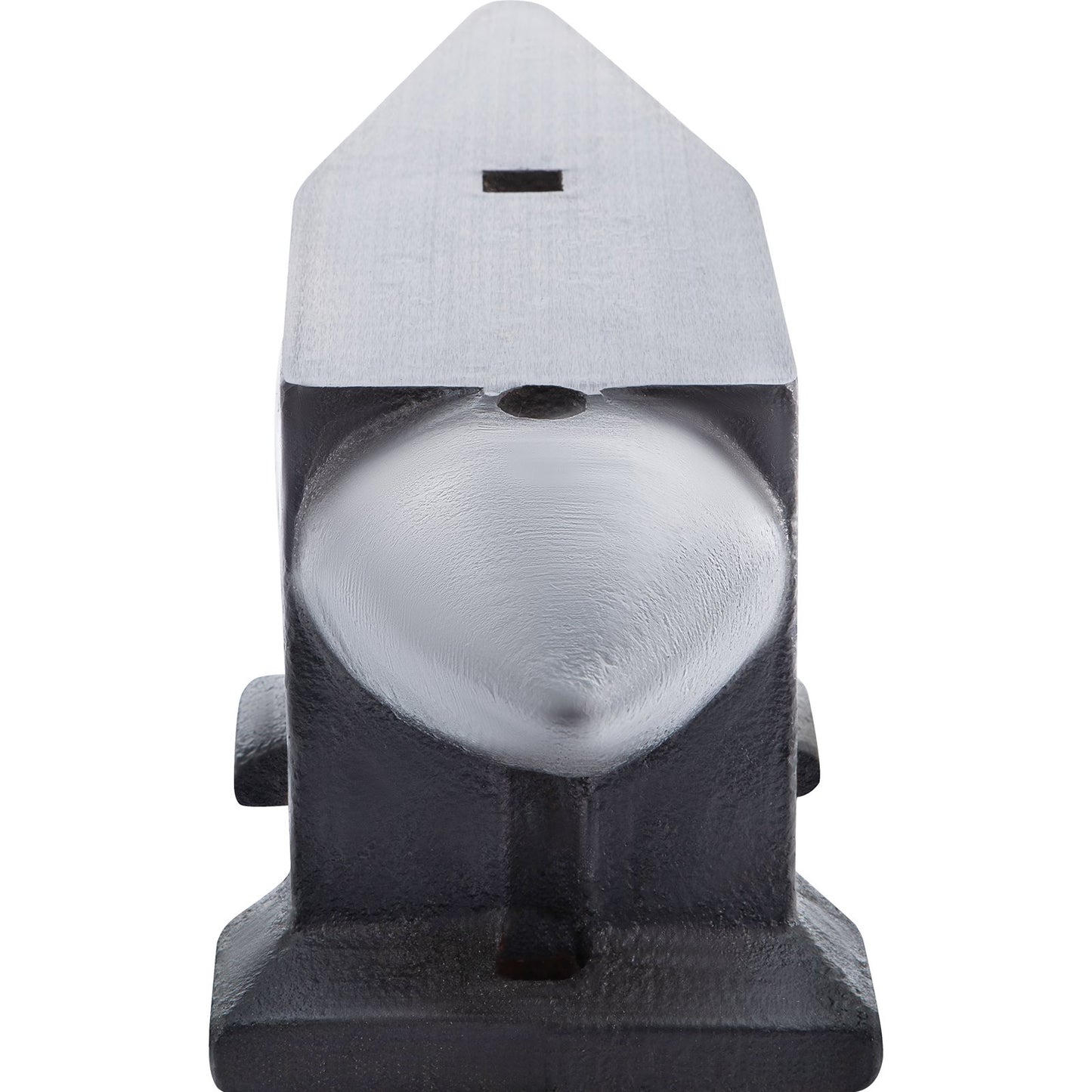 Cast Iron Anvil, 132 Pound (60 kg) Single Horn Anvil with Large Countertop and Stable Base, Sturdy High Hardness Anvil with Round Horns, Blacksmith, for Bending, Shaping