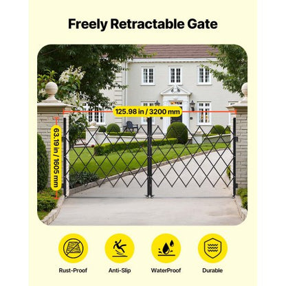 Double-folding safety gate Lockable scissor gate 340 x 153 cm (W x H) | EU