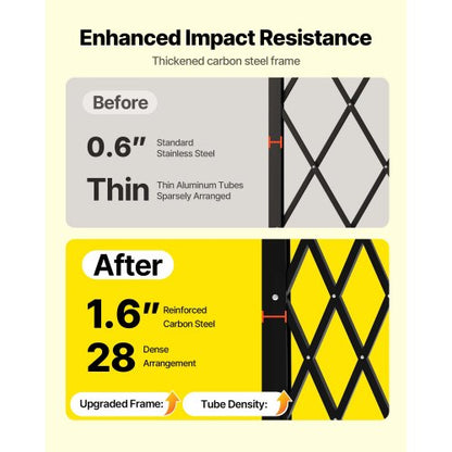 Double-folding safety gate Lockable scissor gate 344 x 153 cm (WxH) | EU